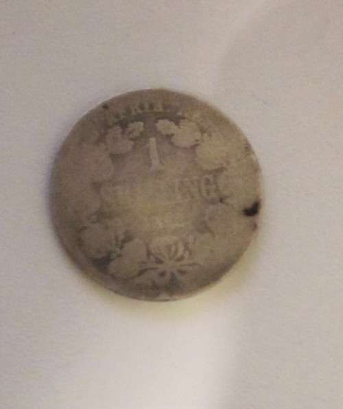 1892 Shilling Silver well circulated