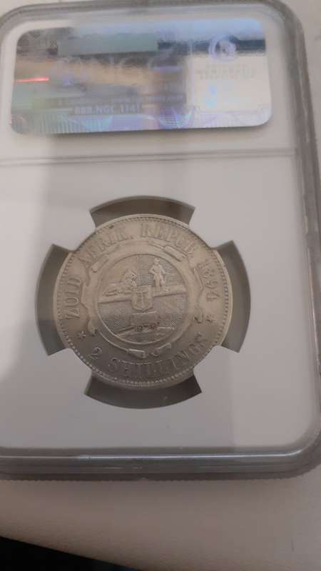 1894 2 Shilling VF30