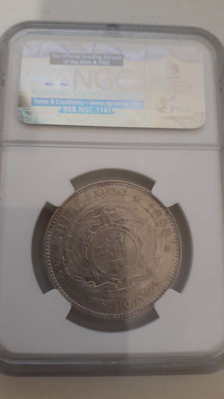 1896 Two and half Shillings XF45