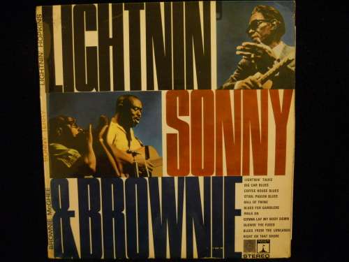 LIGHTNIN' HOPKINS, BROWNIE McGHEE, SONNY TERRY - LIGHTNIN' SONNY & BROWNIE - VINYL LP