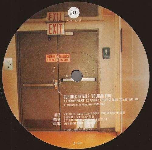 FURTHER DETAILS - VOLUME TWO - 12" VINYL EP
