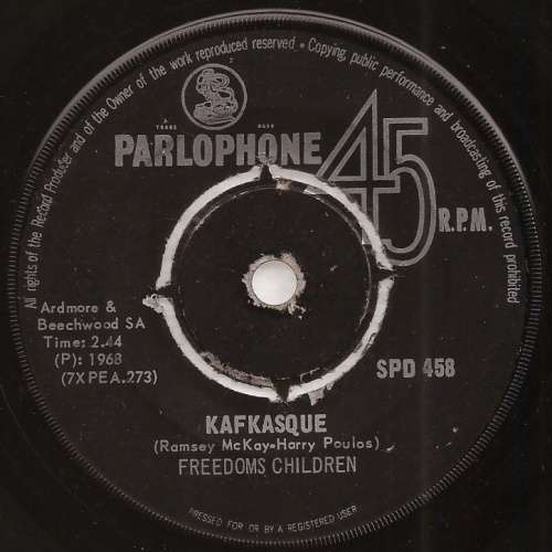 FREEDOMS CHILDREN - KAFKASQUE / LITTLE GAMES - 7" SINGLE