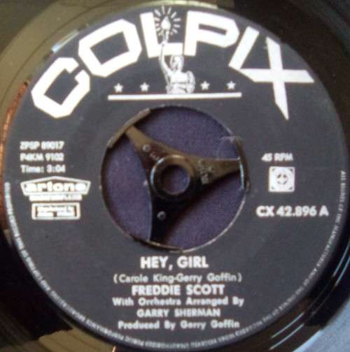 FREDDIE SCOTT - HEY GIRL / THE SLIDE (7` SINGLE)