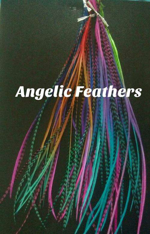 OMBRE FADES - TYE DYE FEATHER HAIR EXTENSIONS