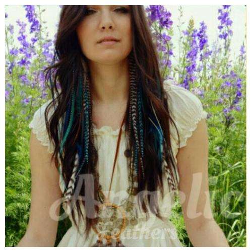 SALE!!! SALE!!!   BUY 5 GET 1 FREE!!!  FEATHER HAIR EXTENSIONS