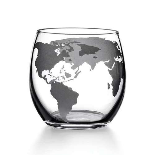 whiskey Globe-Shaped  Decanter Set