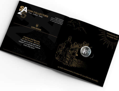 SA25 COMMEMORATIVE CIRCULATION R2 COIN: FREEDOM AND SECURITY OF THE PERSON