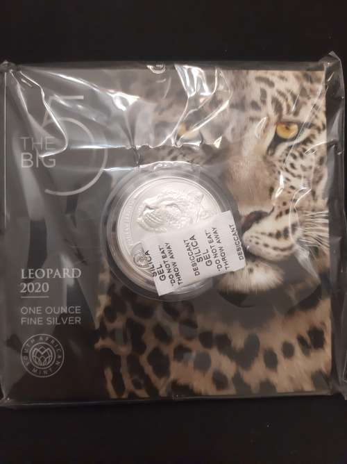 2020 Big 5 Leopard Series I Silver BU