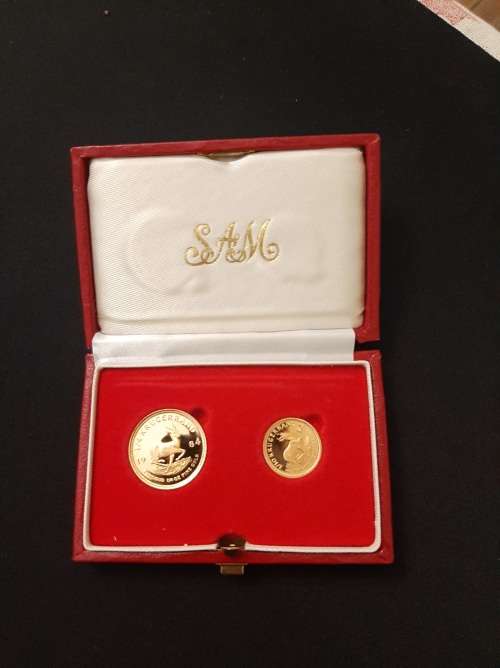 1984 Gold Proof R1 and R2 Twin Pack In Red SAM Box