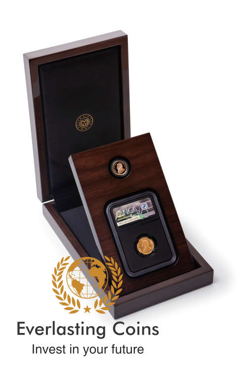 2020-KRUGERRAND: LOST HOARD-ZAR POUND SET 1/2 OU and 1/10 KR XF DOD - Once in a lifetime opportunity