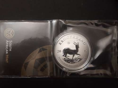2017 Silver BU Krugerrand 50th Anniversary