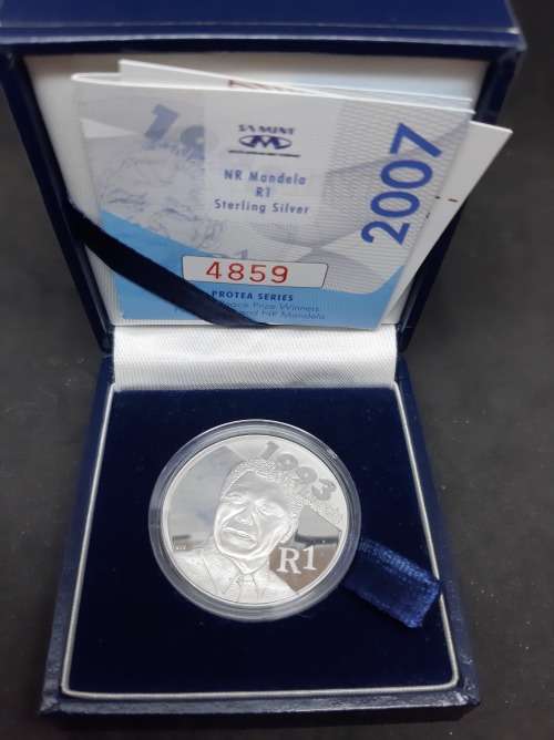 2007 Proof R1 Protea Coin