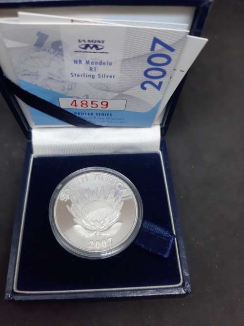 2007 Proof R1 Protea Coin