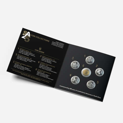 Circulated Condition 2019 Commemorating 25 Years Of Democracy 6 Coin Circulation Set