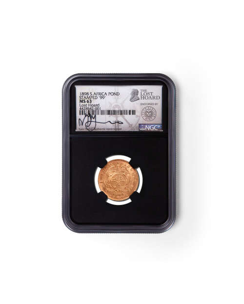 Rare!!! 2019 Lost Hoard One Pound Set 1898 *Still Sealed* XF DBR Graded