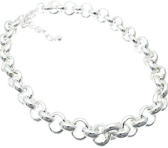 SILVER COLOUR CHUNKY METAL CHAIN AND EARRINGS SET