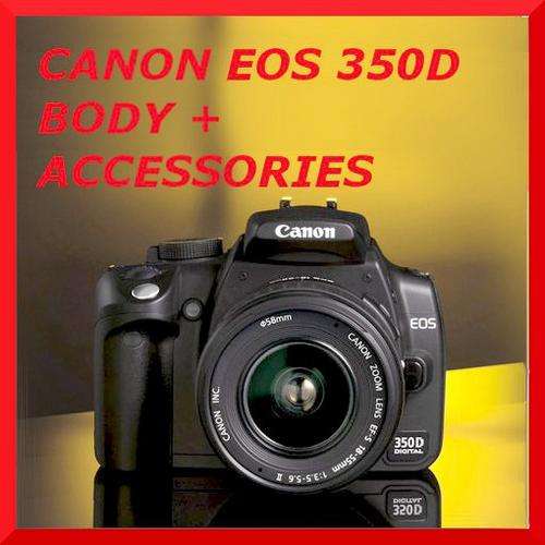 DIGITAL CANON EOS 350D Body + Accessories