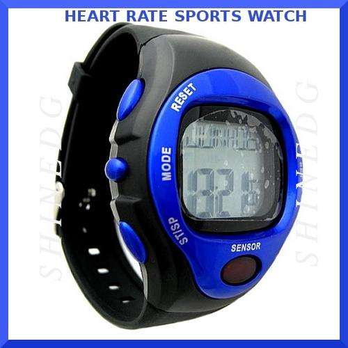PULSE HEART RATE & CALORIE COUNTER MONITOR STOP WATCH (INDIGO)