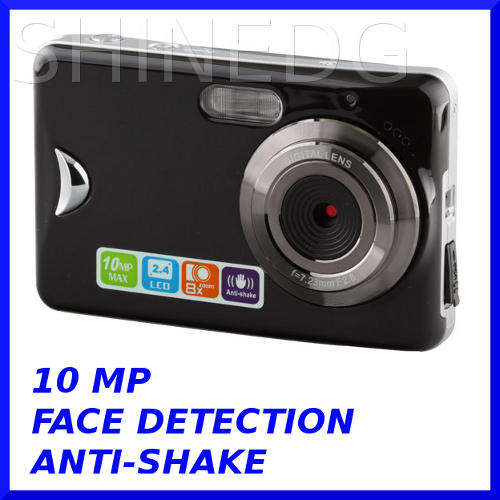 12 MP Digital Camera 2.4-Inch TFT**8X Digital Zoom**AntiShake**Face Detection