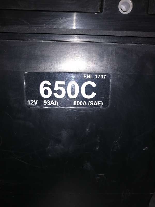 Raylite 650c 93ah 12v battery