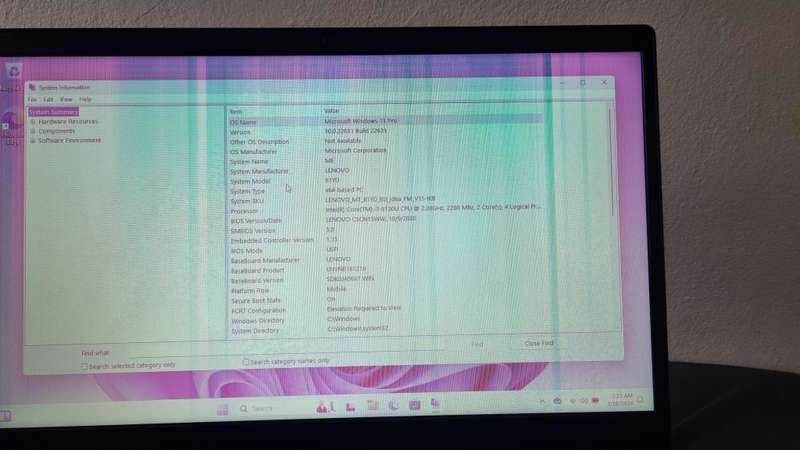 Lenovo ideapad v15-8th gen , 8 Gb ram, 300gb hdd