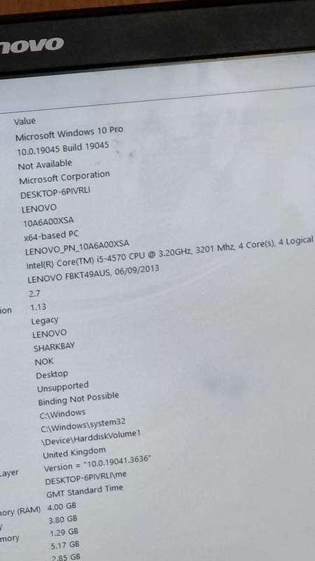 Lenovo think Centre i5 gen, 4 gig ram, 500gb hdd
