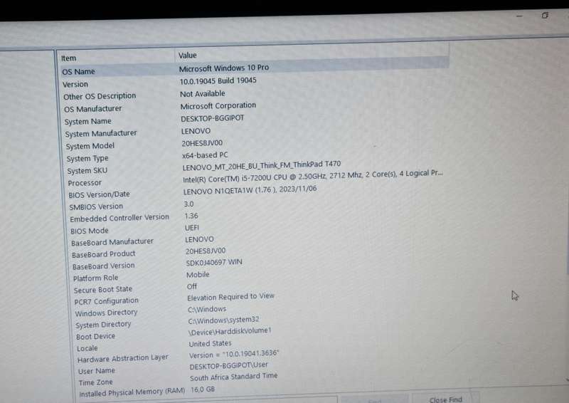 T470 dual batteries, 256GB SSD, 16GB ram, i5