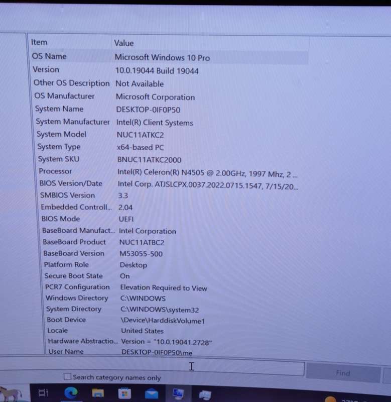 11th Gen Intel nuc micro pc, FHD 1920p, 128gb nvme, 8Gb ram