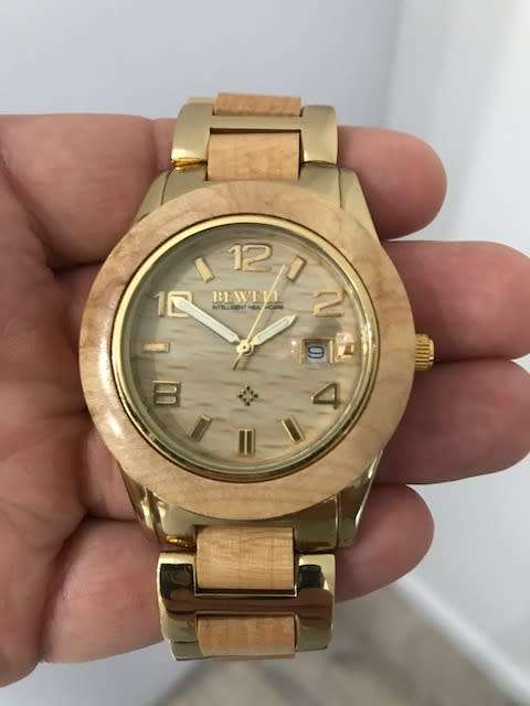 BEWELL Wood & Steel Combination Unisex Quartz Watch"SPECIAL EDITION!!"