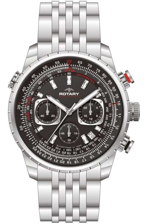 ROTARY Aquaspeed Aviator Chronograph Gents Quartz Dress Watch"LATEST MODEL!!"
