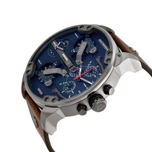 DIESEL Big Daddy 4 Timezone Gents Quartz Dress Watch"ONLY 1 AVAILABLE!!"