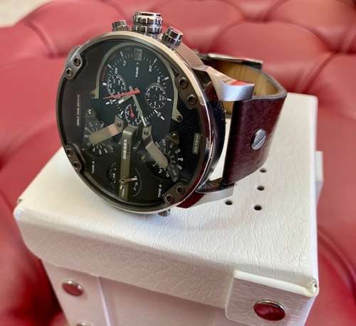 DIESEL Big Daddy 4 Timezone Gents Quartz Dress Watch"ONLY 1 AVAILABLE!!"