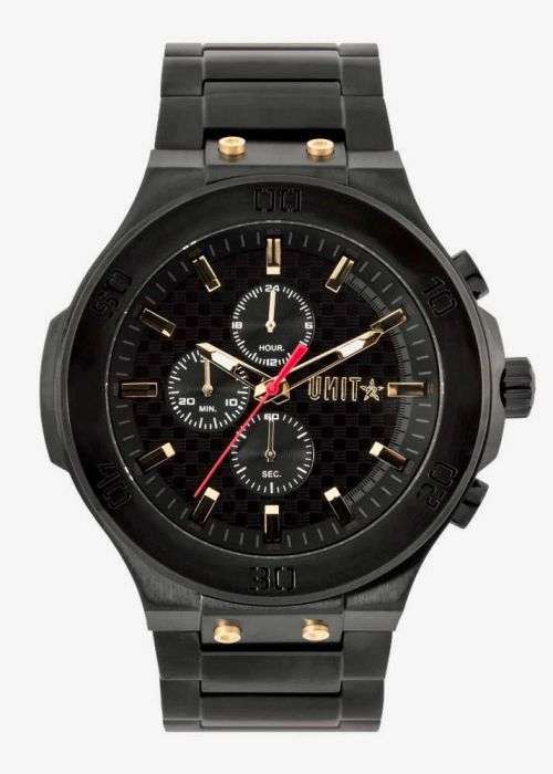 Unit Bolt Chronograph Gents Quartz Dress Watch(HOT NEW RELEASE!!)