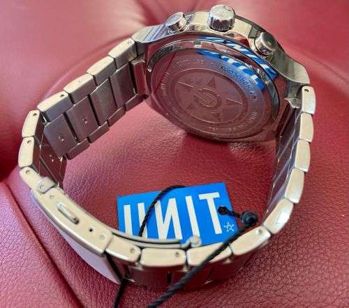 Unit Bolt Chronograph Gents Quartz Dress Watch(HOT NEW RELEASE!!)