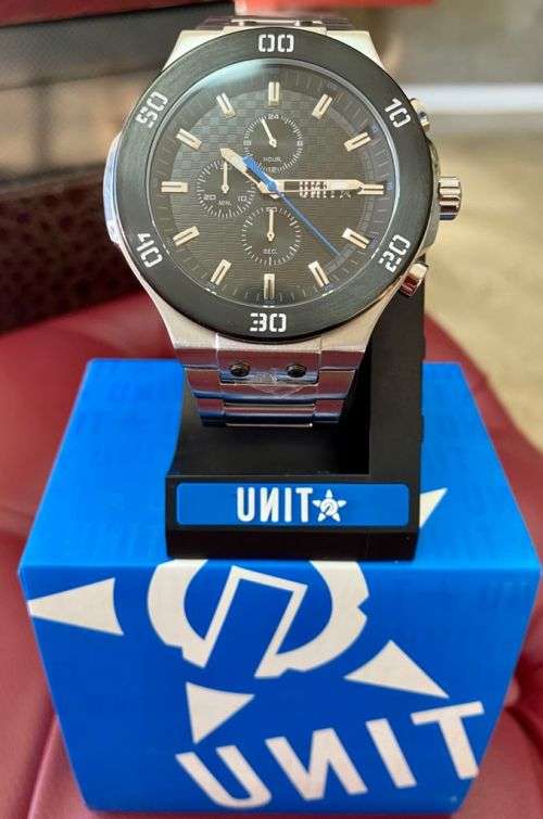 Unit Bolt Chronograph Gents Quartz Dress Watch(HOT NEW RELEASE!!)