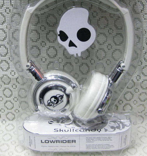 New SKULLCANDY LOWRIDER White Headphones