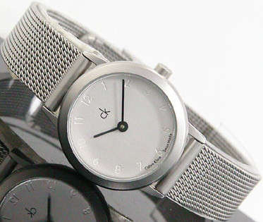 Calvin Klein(CK) Silver Mesh Strap Ladies Watch