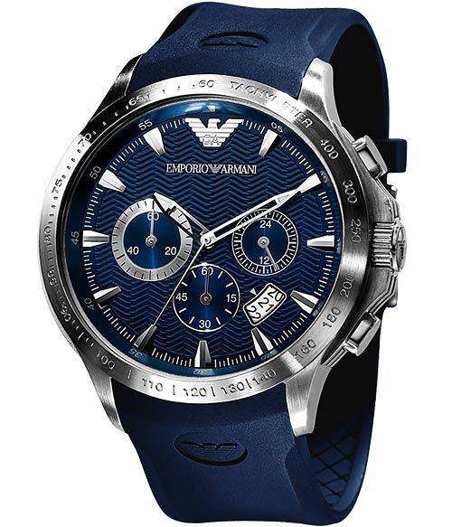 *NEW* EMPORIO ARMANI AR0649(BLUE DIAL) Choronograph watch**NEW ARRIVAL**