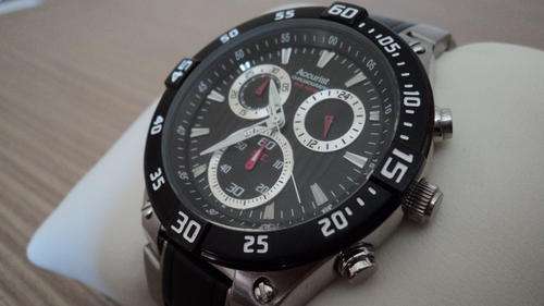 NEW ACCURIST Two Tone Chronograph Gents Watch(MB853B)