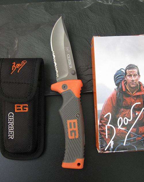 GERBER Bear Grylls Sheath Folding Knife(POUCH INCLUDED)
