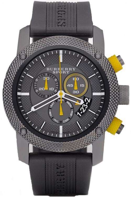 BURBERRY Sports Grey Chronograph Gents Watch**Stunning Timepiece**