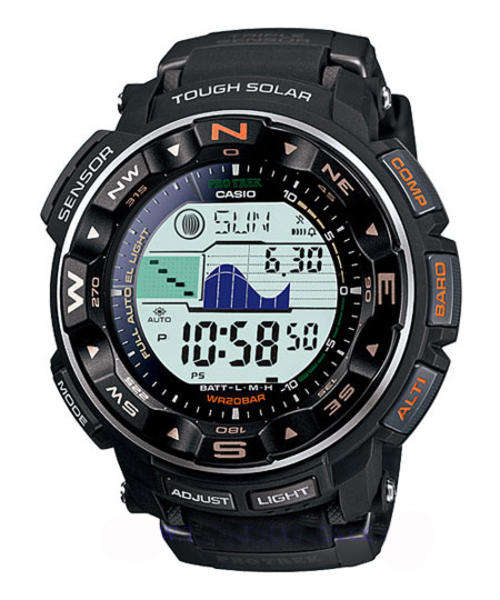 *CASIO PROTREK PRG 250 Tough Solar Digital Multi Function Gents Watch**STUNNING & PRACTICAL!!