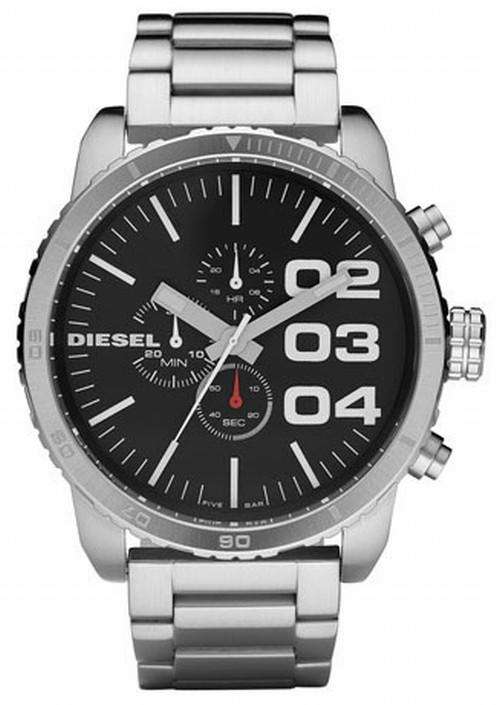 New DIESEL Chronograph Oversize Stainless Steel Gents Watch **GREAT FEATURES**