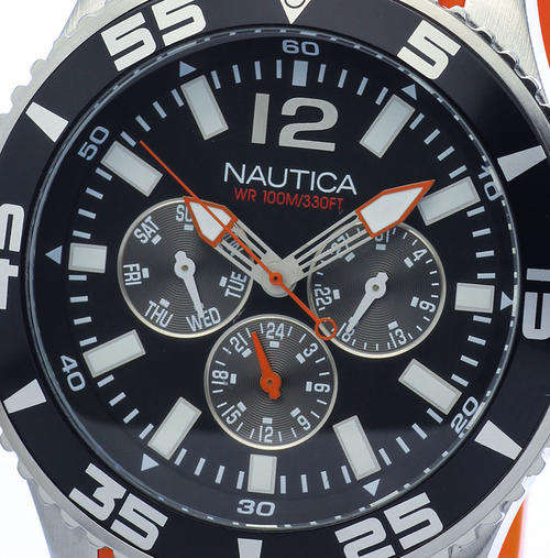 New NAUTICA Multifunction Day/Date Gents Watch"STUNNING WATCH!!"
