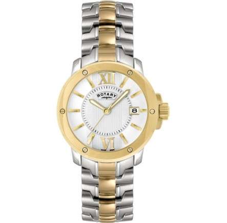 *NEW* ROTARY Two Tone Stylish Mens Watch*MODERN & SOPHISTICATED!!!