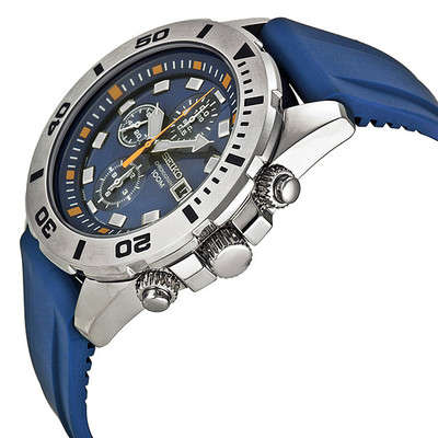 New SEIKO BLUE Chronograph Gents Watch"GREAT FEATURES!!!"