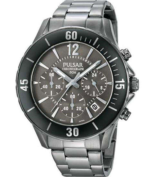 PULSAR (By SEIKO) Chronograph Gents Grey Dial Dress Watch(Great Value!!)