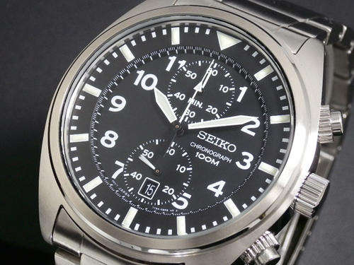 New SEIKO Grey Dial "LUMINA" Chronograph Gents Watch "X-MAS SPECIAL!!"