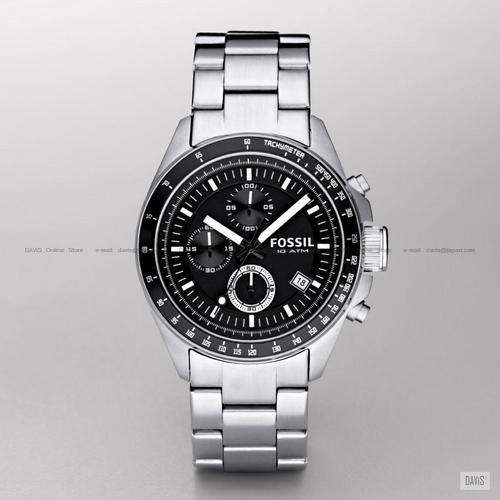 FOSSIL Decker Chronograph Stainless Steel Gents Watch**STUNNING TIMEPIECE!!!**