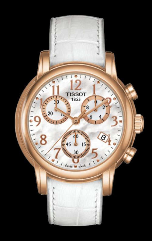 New Tissot Dressport Mother-of-Pearl Chronograph Ladies Dress Watch"SOMETHING SPECIAL!!"